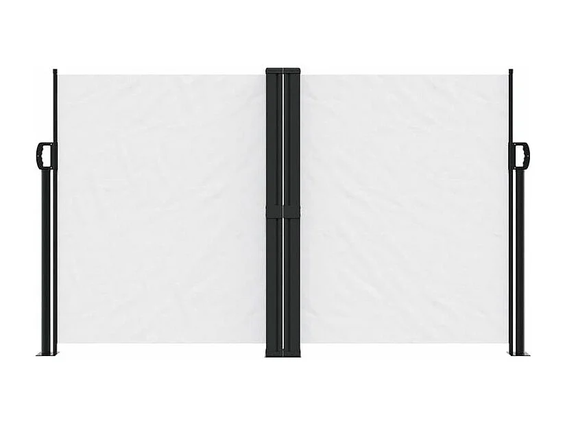 Auvent latéral rétractable blanc 140x1000