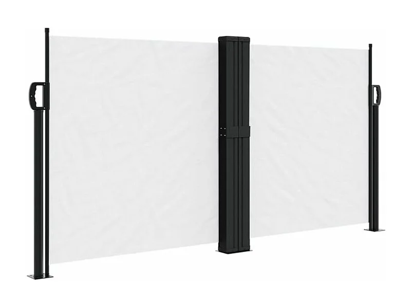 Auvent latéral rétractable blanc 120x600