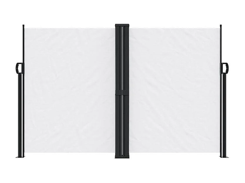 Auvent latéral rétractable blanc 160x1200