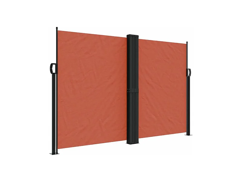 Auvent latéral rétractable terre cuite 160x1200