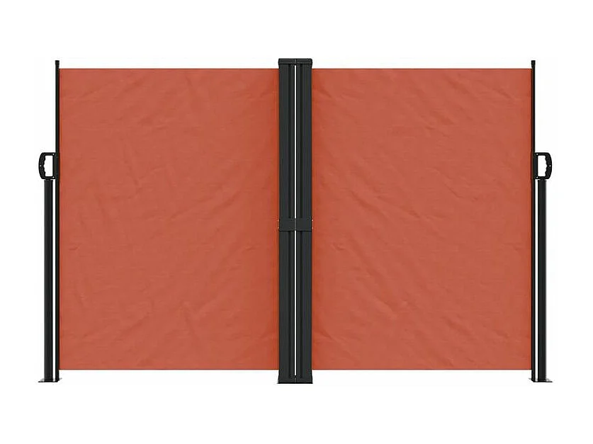 Auvent latéral rétractable terre cuite 160x1200