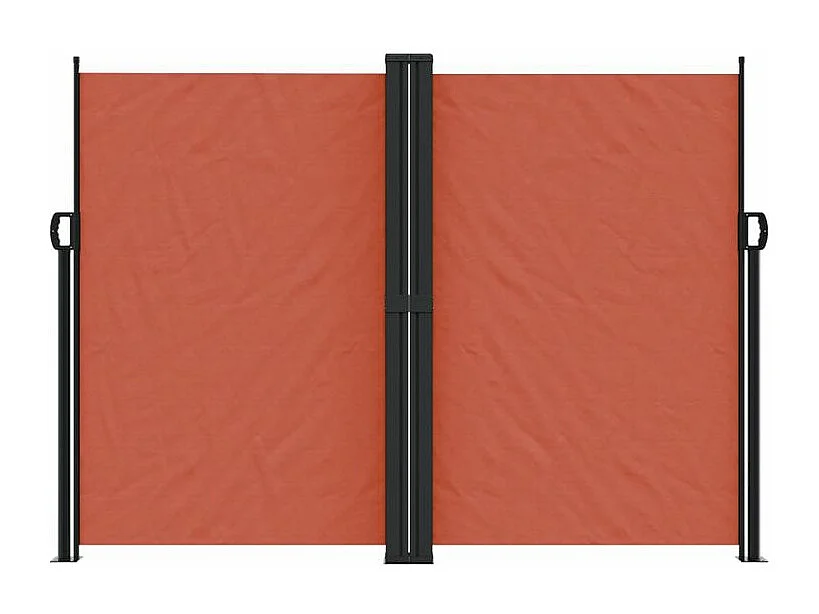 Auvent latéral rétractable terre cuite 180x1200