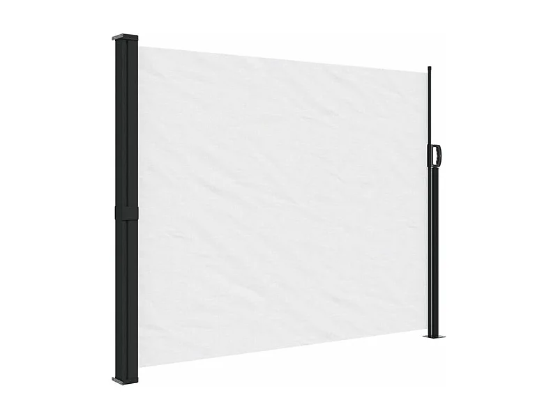 Auvent latéral rétractable blanc 170x300