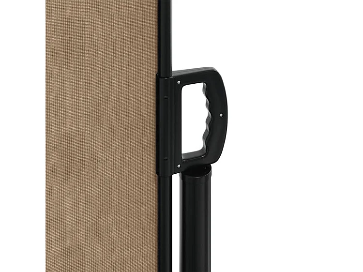 Auvent latéral rétractable taupe 140x600