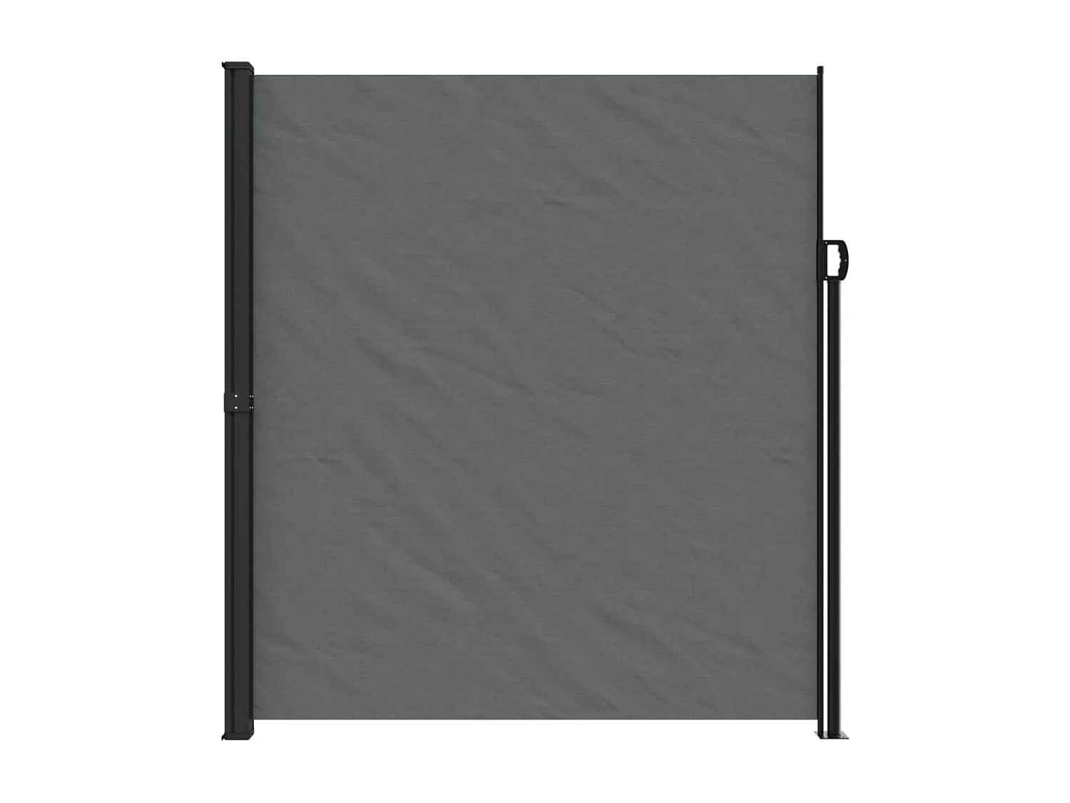 Auvent latéral rétractable anthracite 220x600
