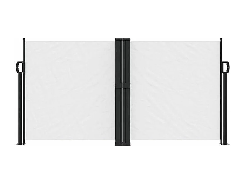 Auvent latéral rétractable blanc 120x1000