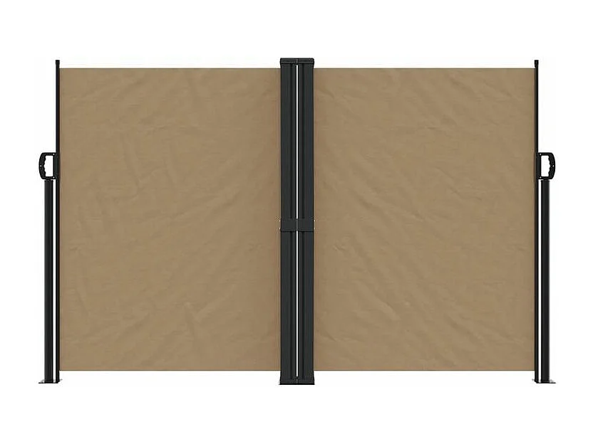 Auvent latéral rétractable taupe 160x1000