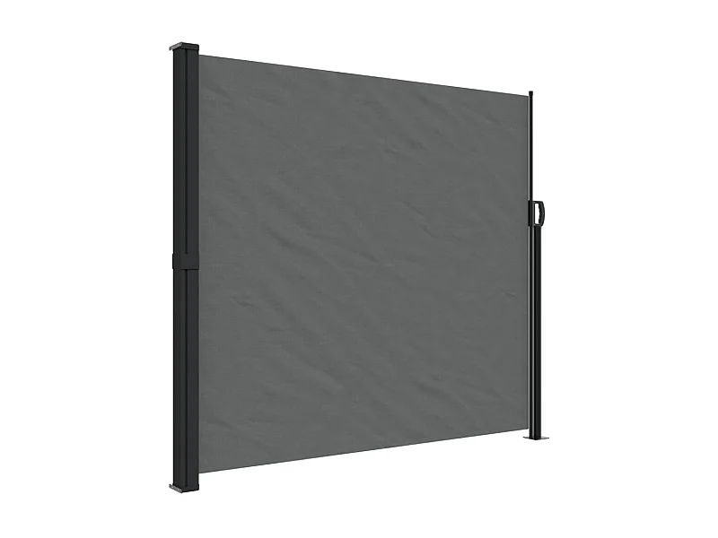 Auvent latéral rétractable anthracite 180x500
