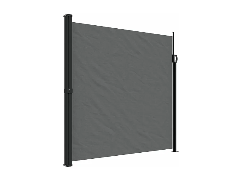 Auvent latéral rétractable anthracite 200x600