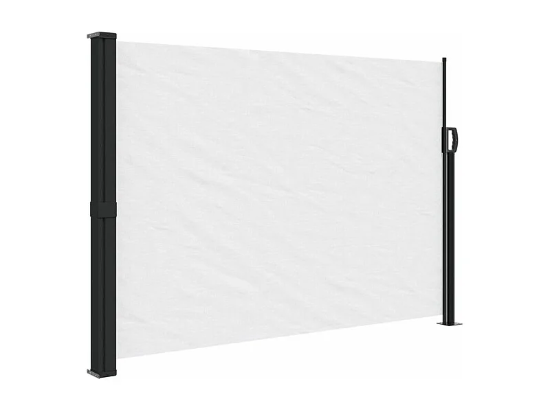 Auvent latéral rétractable blanc 140x300