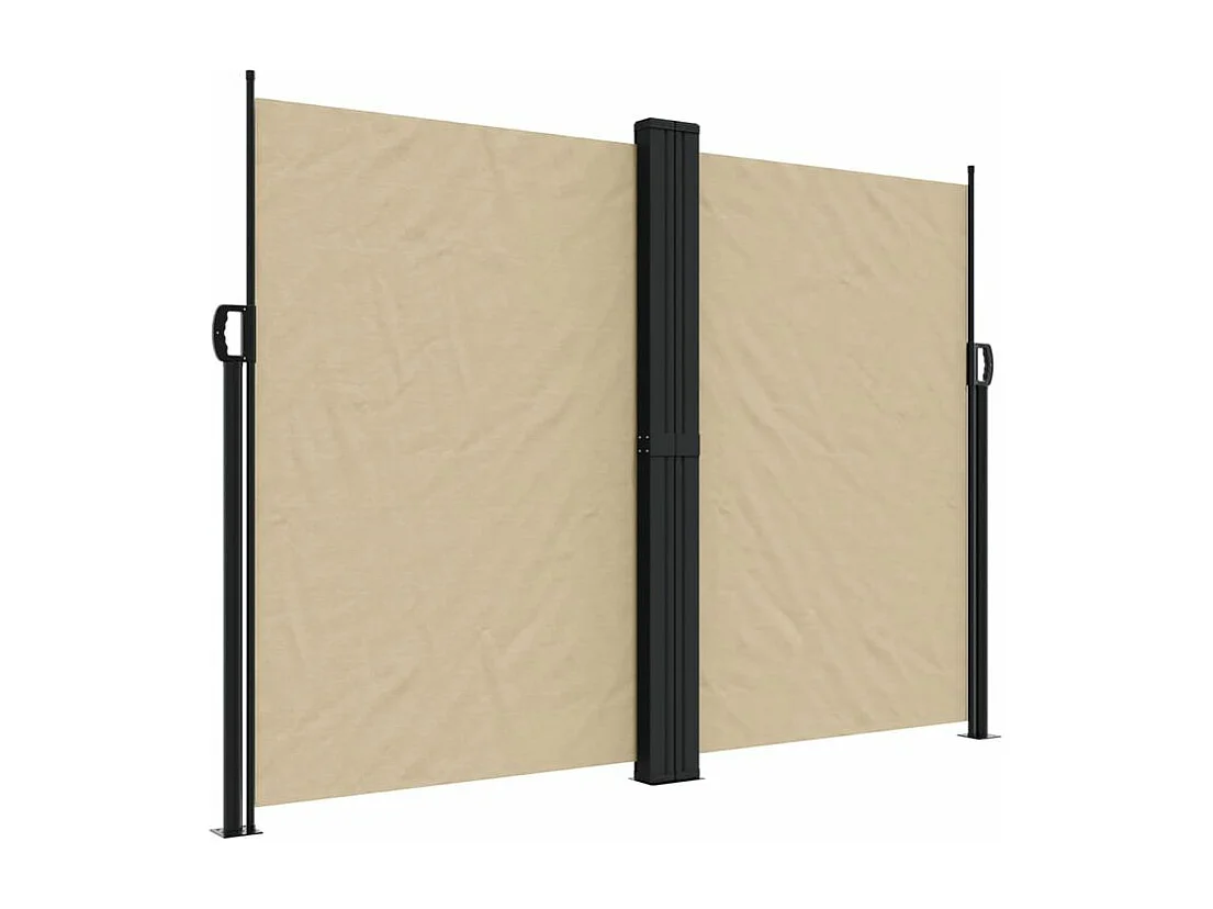 Auvent latéral rétractable beige 180x1200
