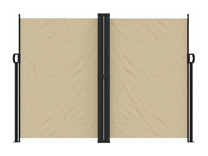 Auvent latéral rétractable beige 180x1200