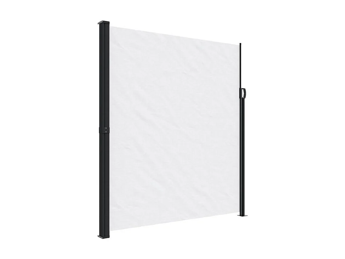 Auvent latéral rétractable blanc 220x600