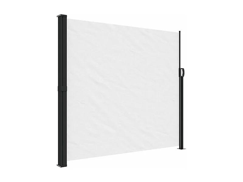 Auvent latéral rétractable blanc 180x600