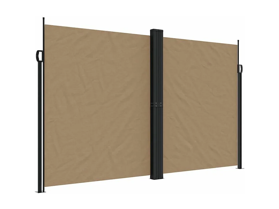 Auvent latéral rétractable taupe 200x1200