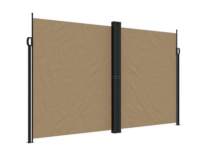 Auvent latéral rétractable taupe 200x1200