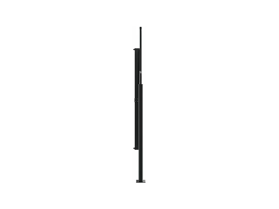 vidaXL Toldo lateral retráctil verde oscuro 180x600 cm