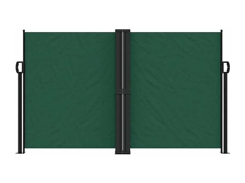 Auvent latéral rétractable vert foncé 140x1200