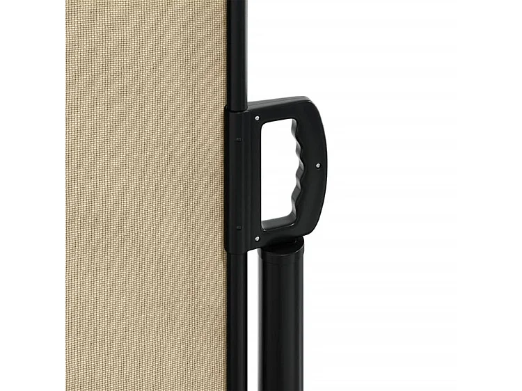 Auvent latéral rétractable beige 180x600