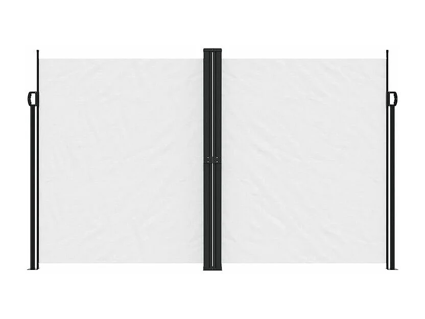 Auvent latéral rétractable blanc 200x1000