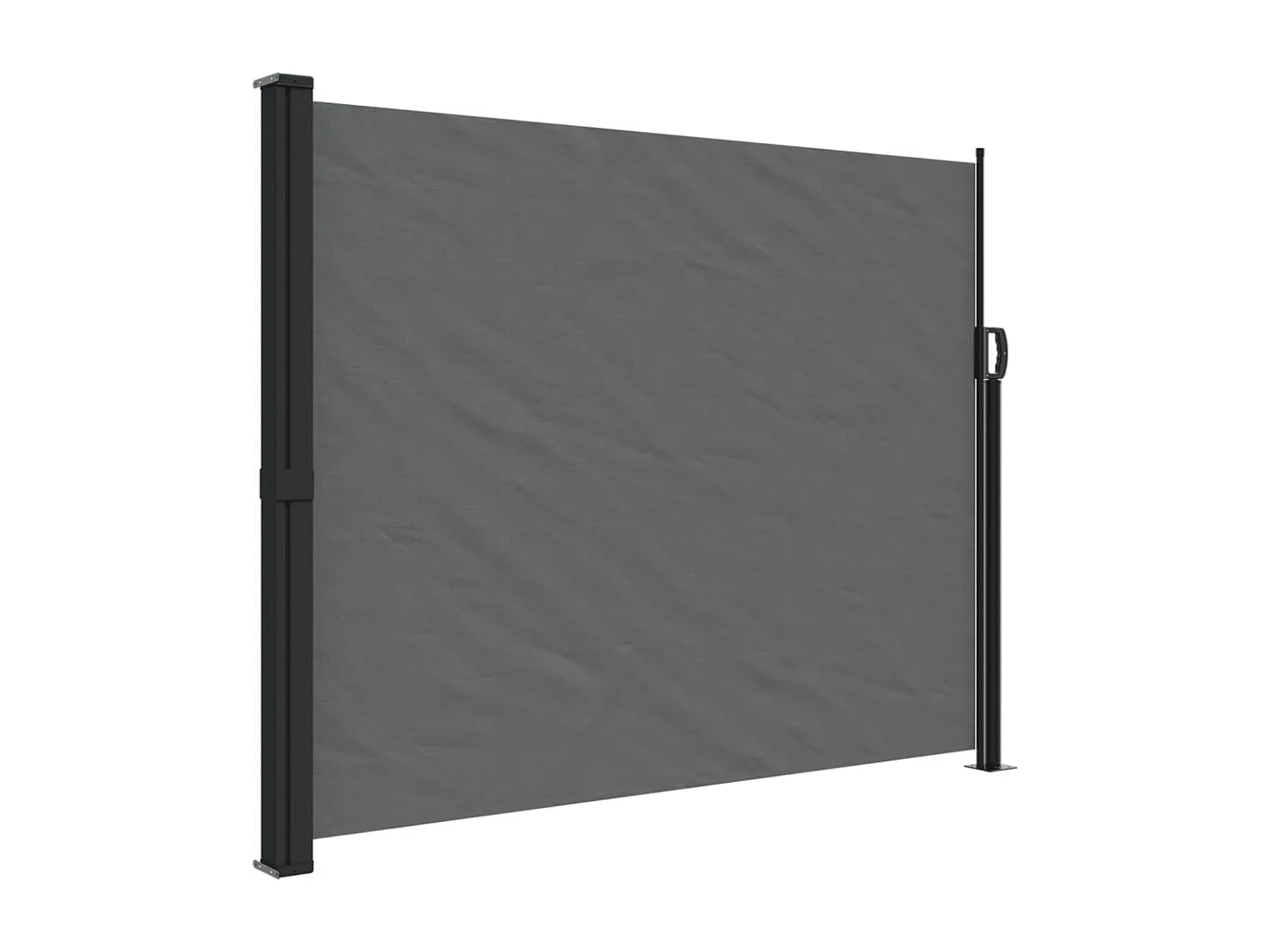 Auvent latéral rétractable anthracite 160x600
