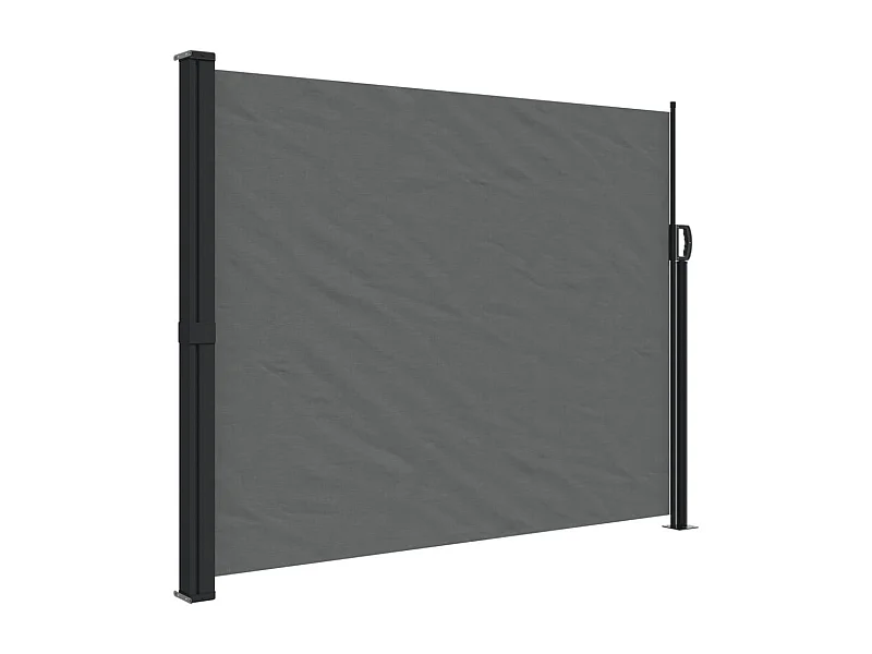 Auvent latéral rétractable anthracite 160x600