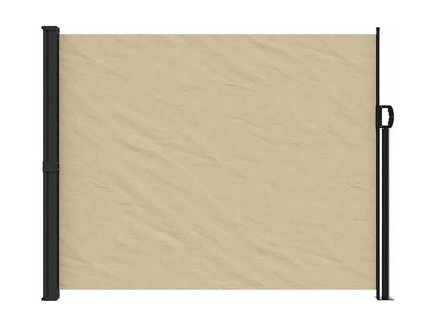 Auvent latéral rétractable beige 170x300