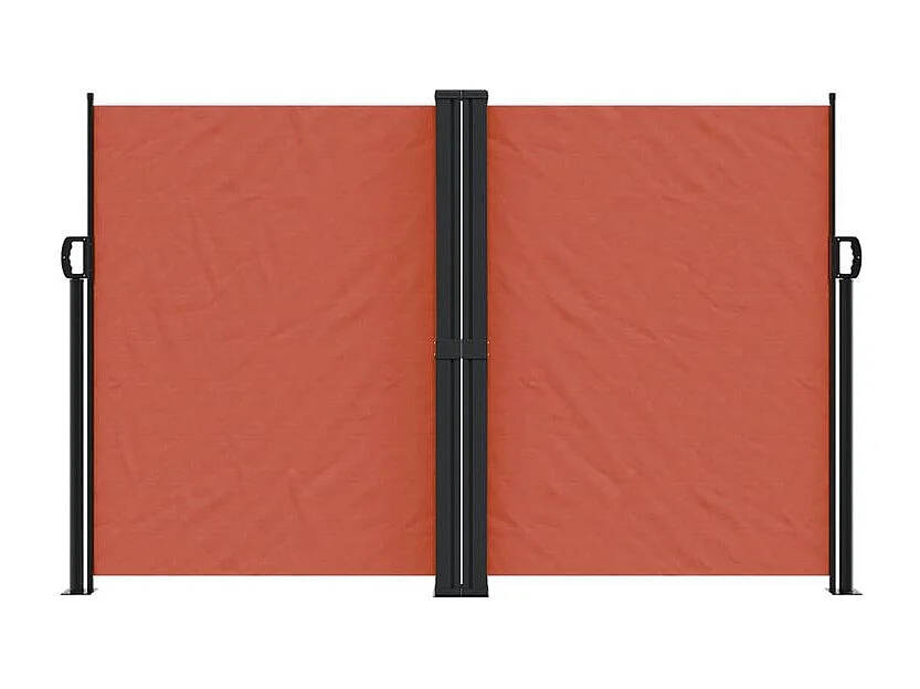 Auvent latéral rétractable terre cuite 160x1000