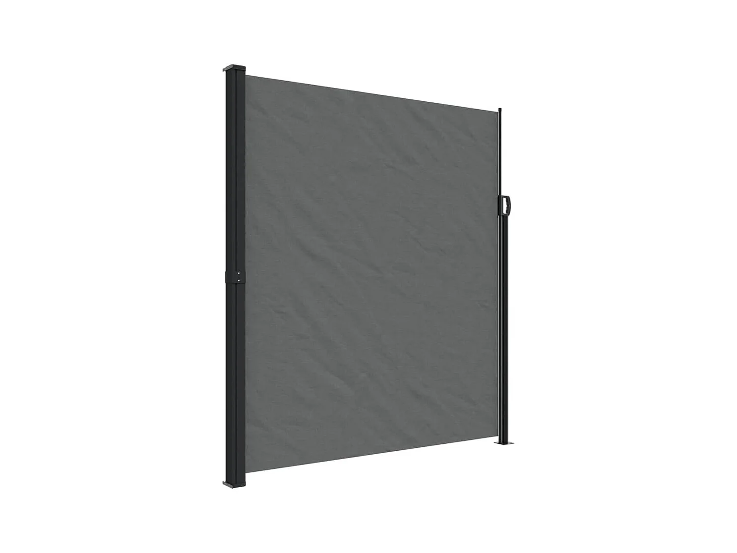 Auvent latéral rétractable anthracite 220x500