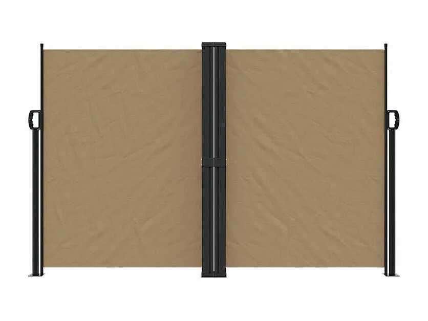 Auvent latéral rétractable taupe 160x1200