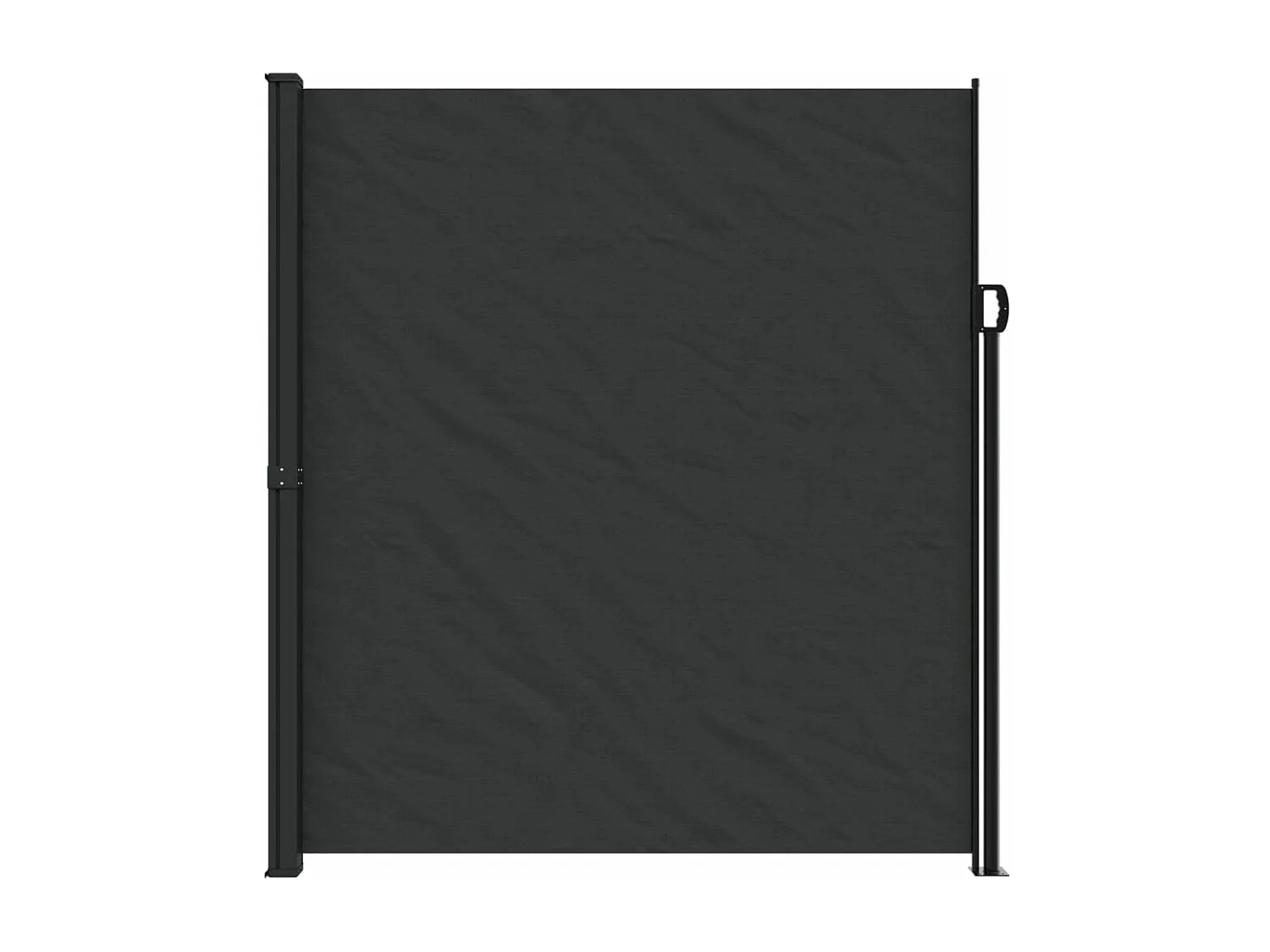 Auvent latéral rétractable noir 220x600