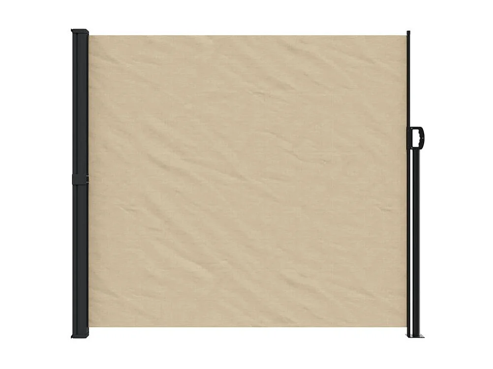 Auvent latéral rétractable beige 180x300