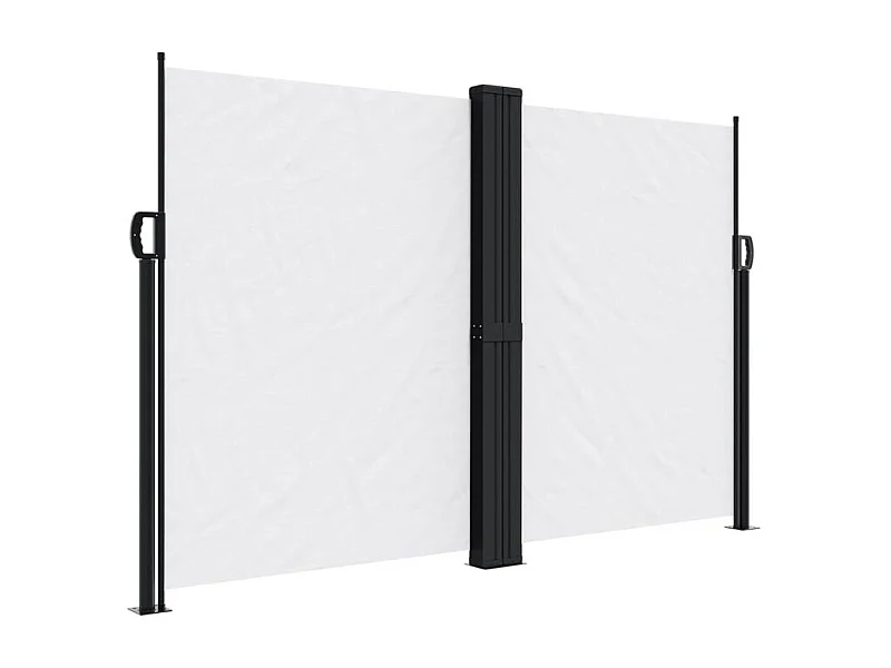 Auvent latéral rétractable blanc 160x1000