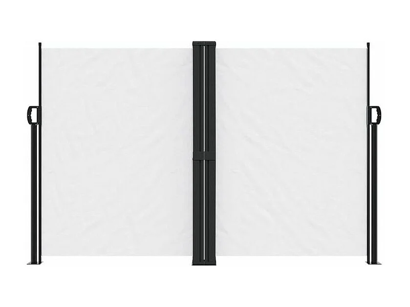 Auvent latéral rétractable blanc 160x1000