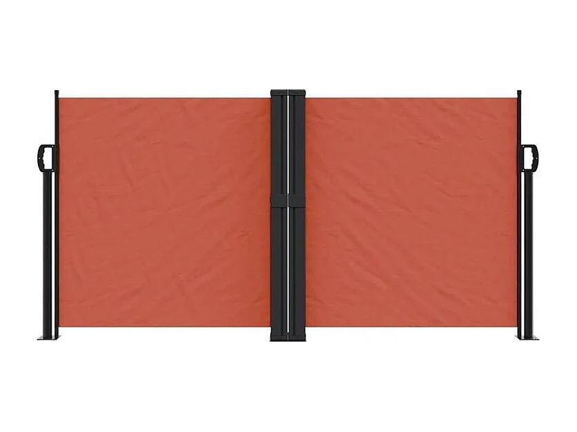 Auvent latéral rétractable terre cuite 120x1000