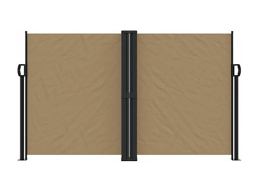 Auvent latéral rétractable taupe 140x1000