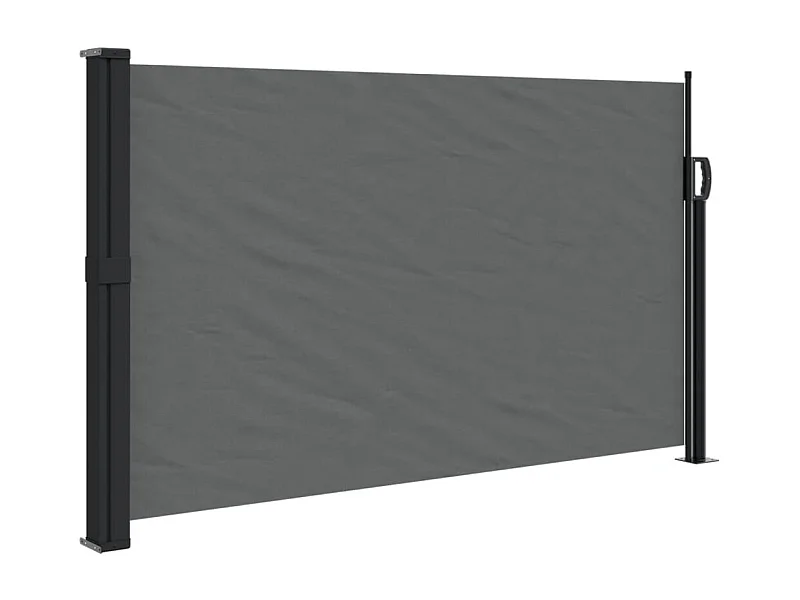 Auvent latéral rétractable anthracite 120x600