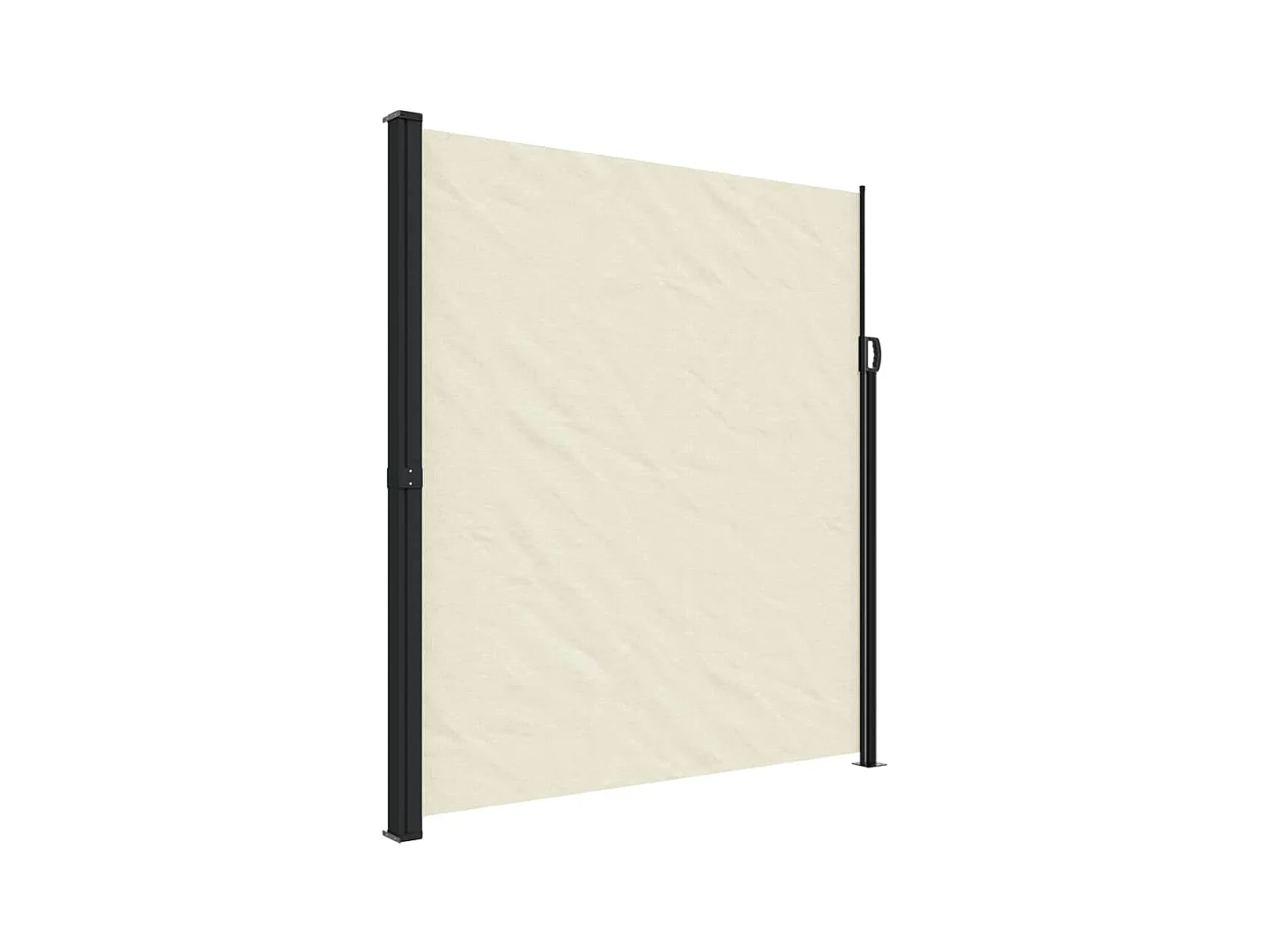 Auvent latéral rétractable crème 220x500
