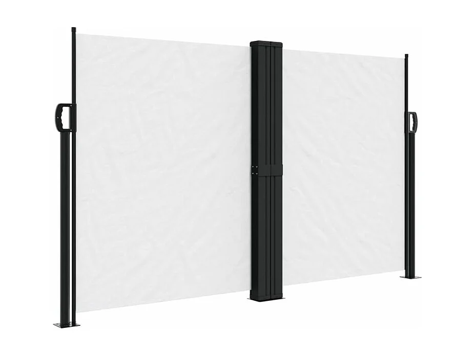 Auvent latéral rétractable blanc 140x600