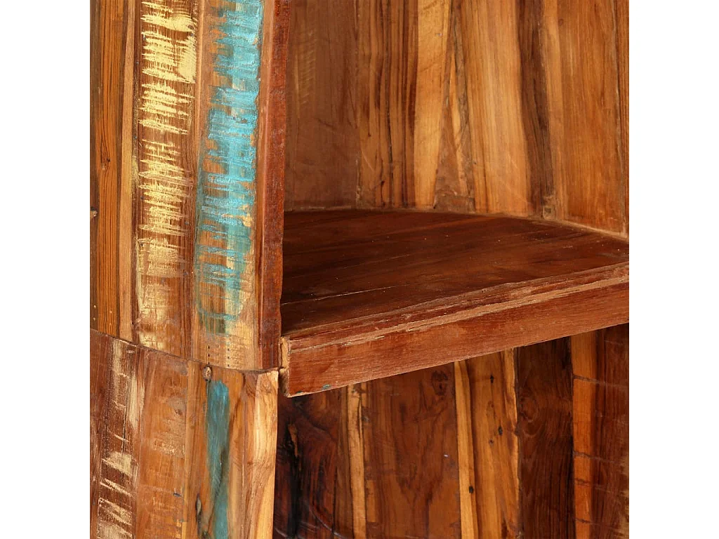 Casier à bouteilles 50x40x180 Bois massif de récupération