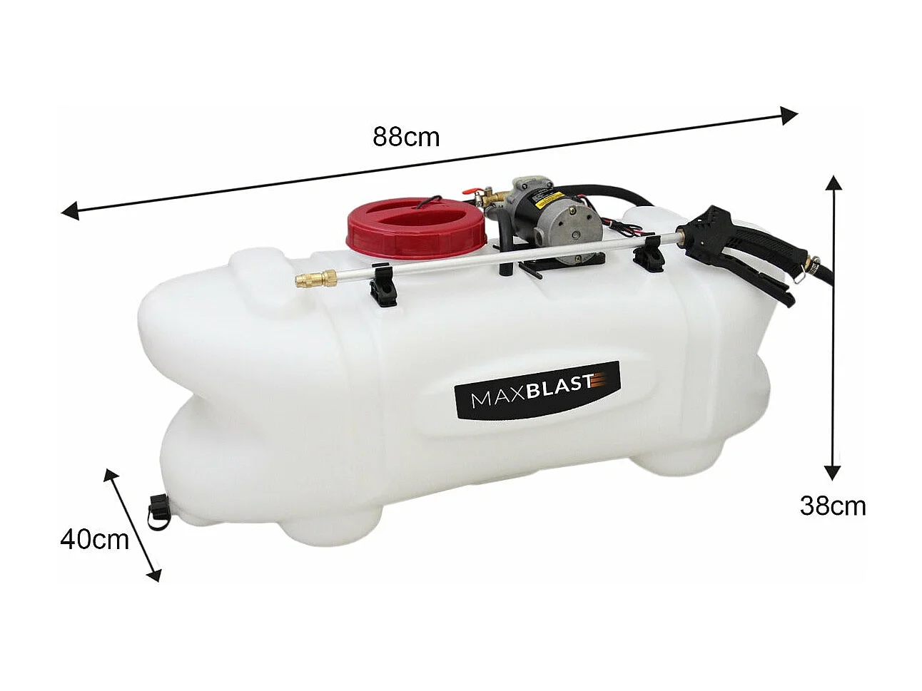Remorque Tout-Terrain & pulvérisateur de 60 litres