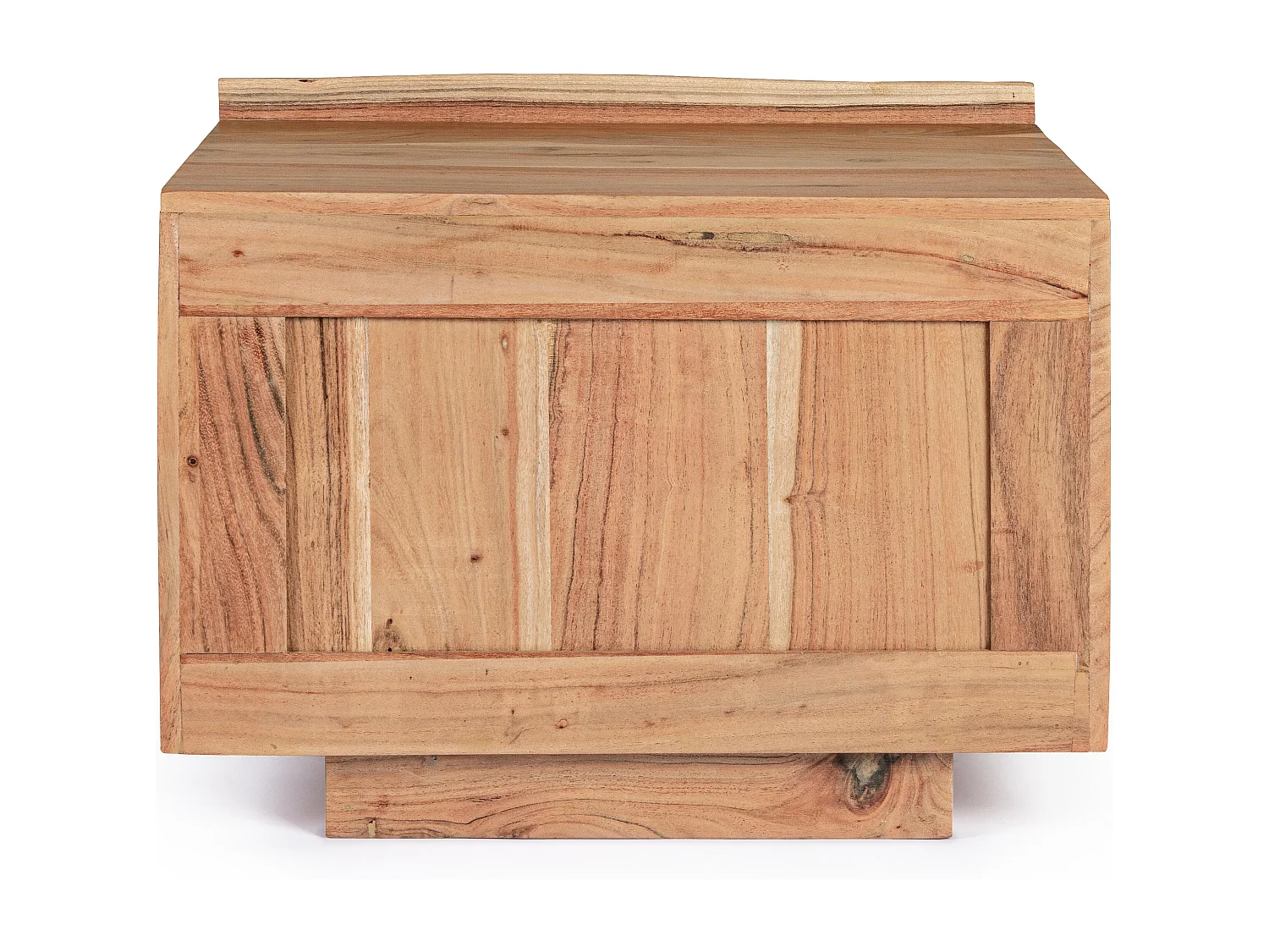 Table de chevet 2 tiroirs bois acacia naturel Denia 60cm