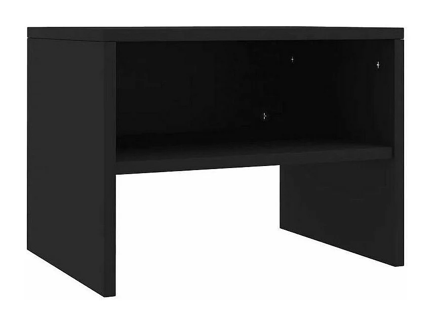 Table de chevet bois noir Tsela