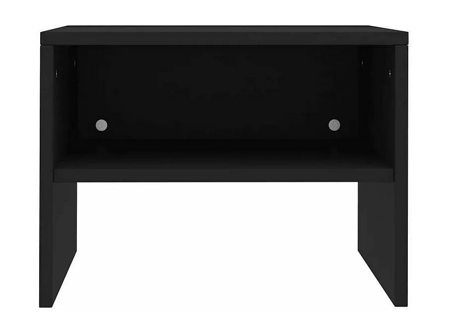 Table de chevet bois noir Tsela