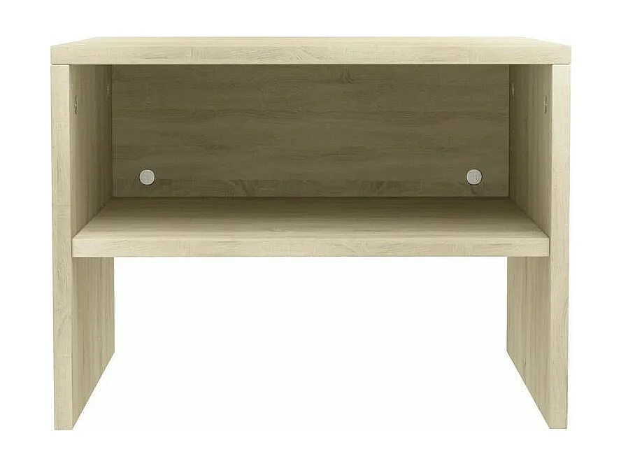 Table de chevet bois chêne sonoma Tsela