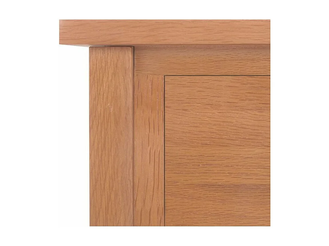 Table de chevet 1 tiroir chêne massif clair Odero