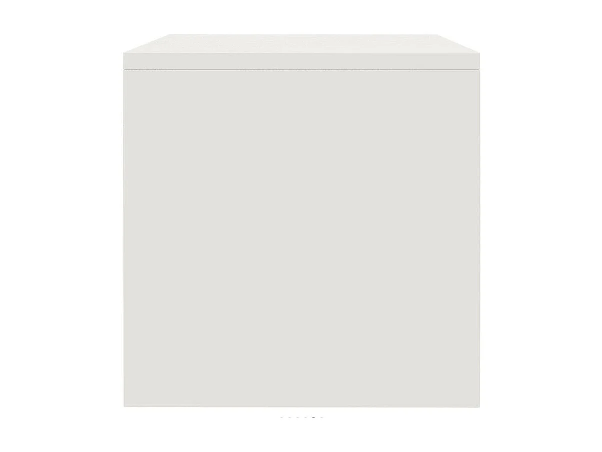 Table de chevet bois blanc briillant Tsela