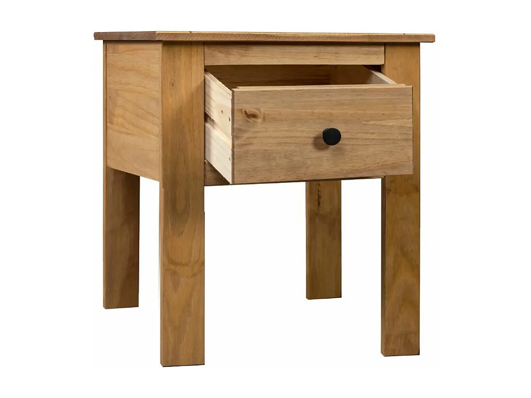 Table de chevet 1 tiroir pin massif clair Iris