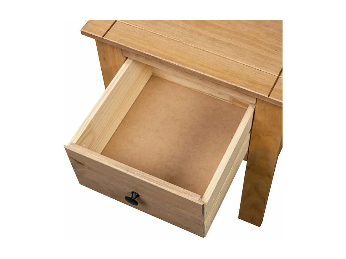 Table de chevet 1 tiroir pin massif clair Iris