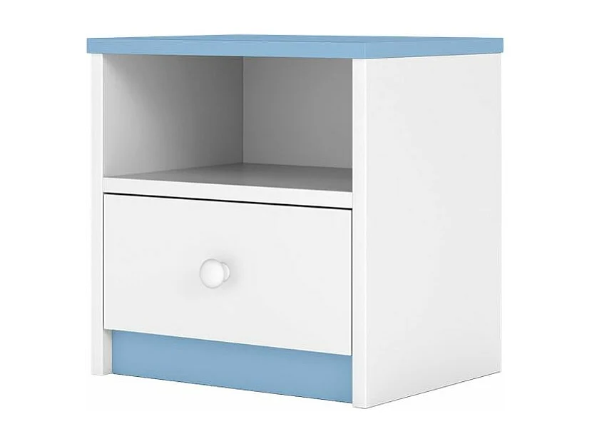 Chevet blanc et bleu Drimy